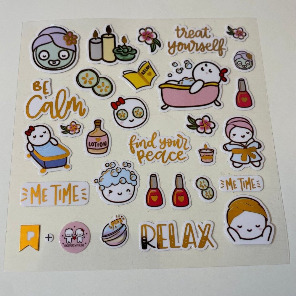 Pipsticks Spa Day Stickers